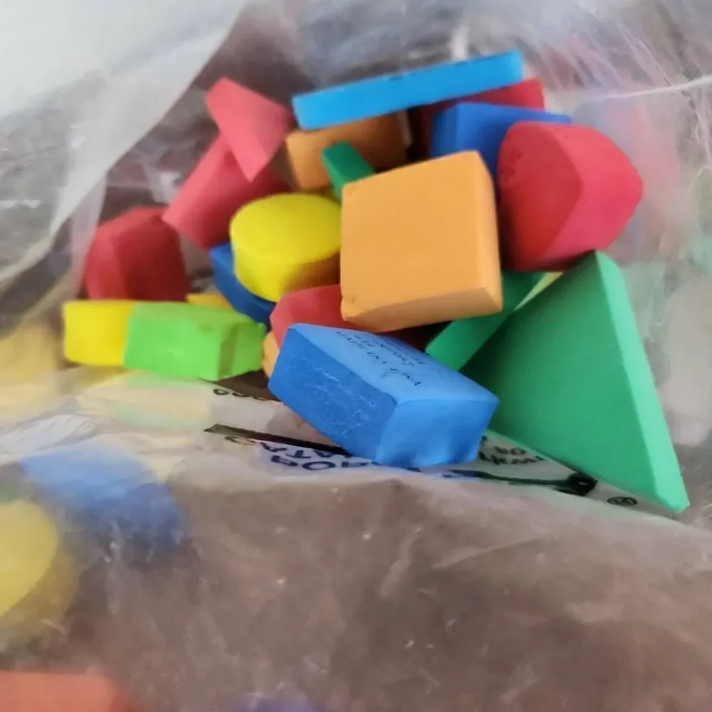 Tangram wooden plastic foam toys puzzle jigsaw build create bundle colorful brig